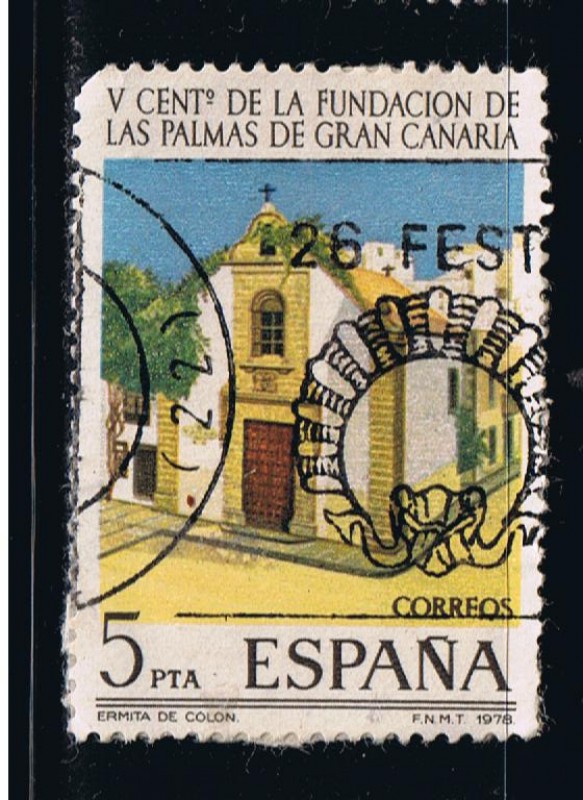 Edifil  2478  V Cente. de la Fundación de Las Palmas de Gran Canaria.  