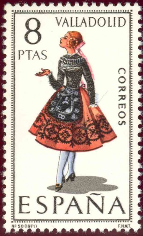 1971 Trajes Típicos Españoles. Valladolid - Edifil:2015