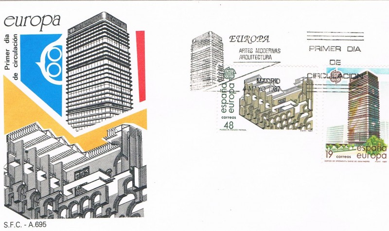 SPD EUROPA 1987. ARTES MODERNAS, ARQUITECTURA