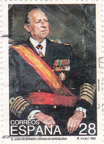 d.juan de borbón, conde de barcelona