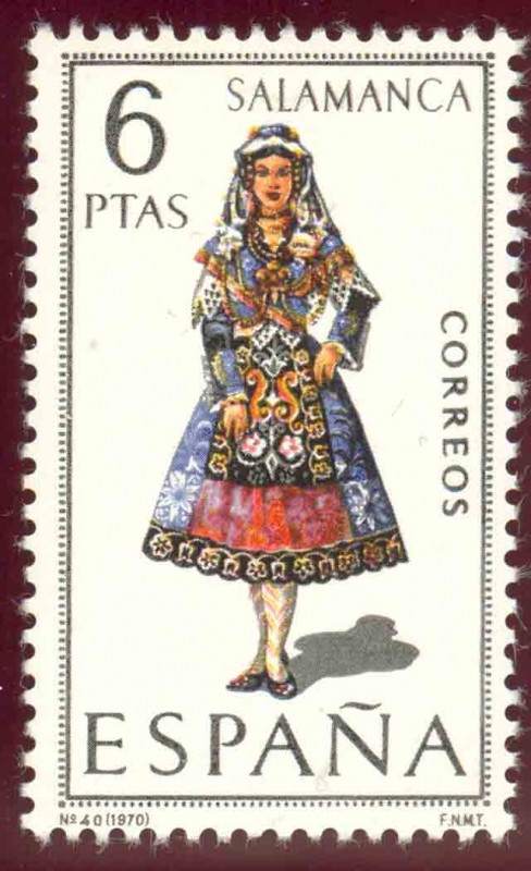 1970 Trajes tipicos españoles. Salamanca - Edifil:1952