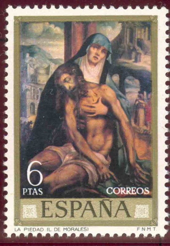 1970 Dia del sello. Luis de Morales. La Piedad - Edifil:1971