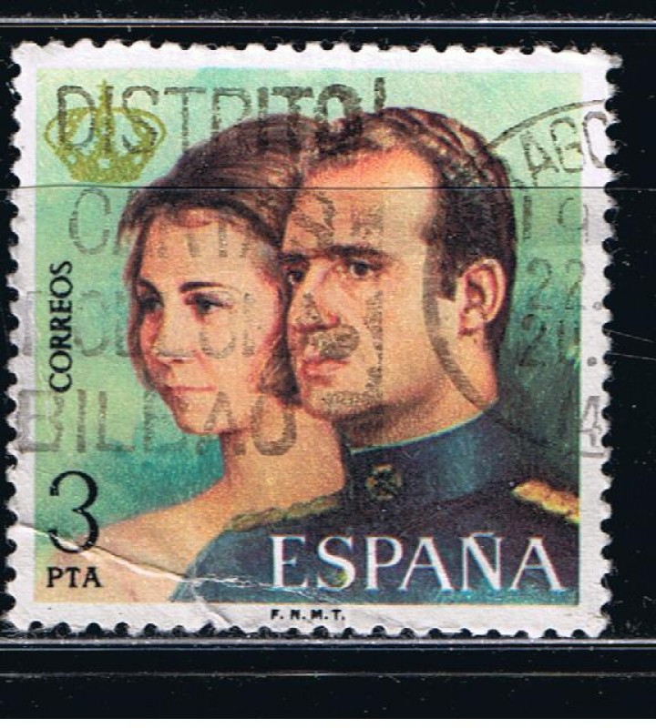 Edifil  2304  Don Juan Carlos I y Doña Sofía, Reyes de España.  