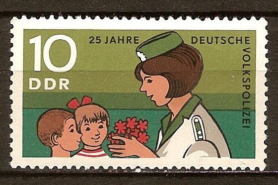 25 años de la Policía Popular Alemana-DDR.