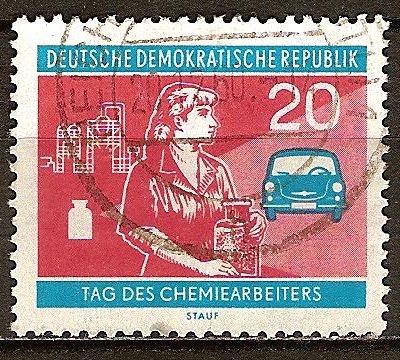 Día de los Trabajadores de la Química-DDR.