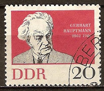 Centenario del nacimiento Gerhart Hauptmann (autor)DDR.