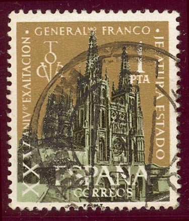1961 XXV Aniversario de la exaltacion del General Francisco - Edifil:1373