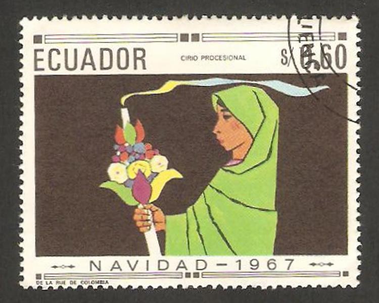 794 E - Navidad, Cirio Procesional