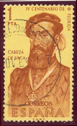 1960 Forjadores de America. Cabeza de Vaca - Edifil:1301