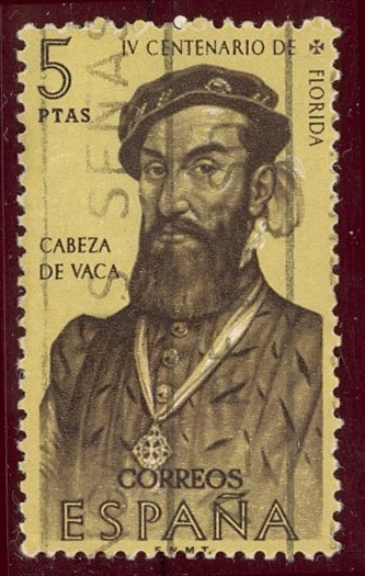 1960 Forjadores de America. Cabeza de Vaca - Edifil:1305