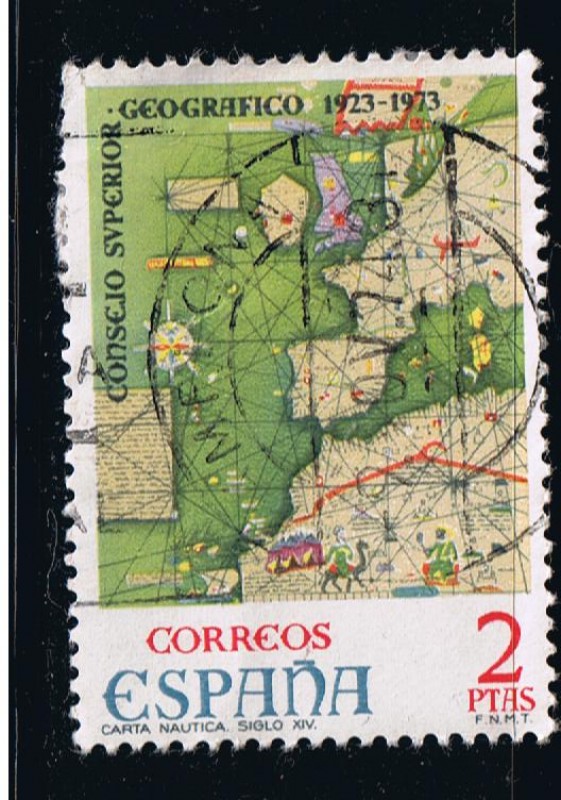 Edifil  2172  L aniver. del Consejo Superior Geográfico.  