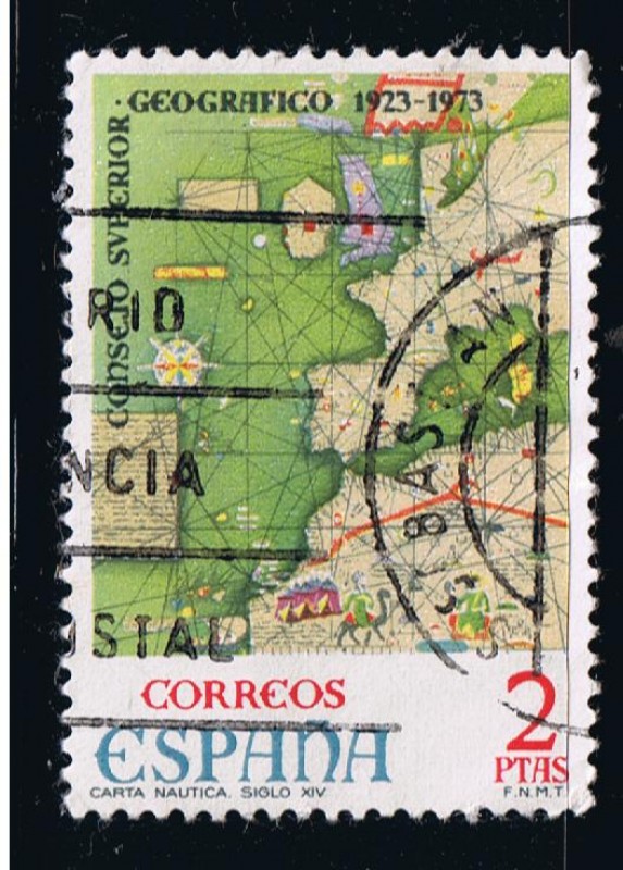 Edifil  2172  L aniver. del Consejo Superior Geográfico.  