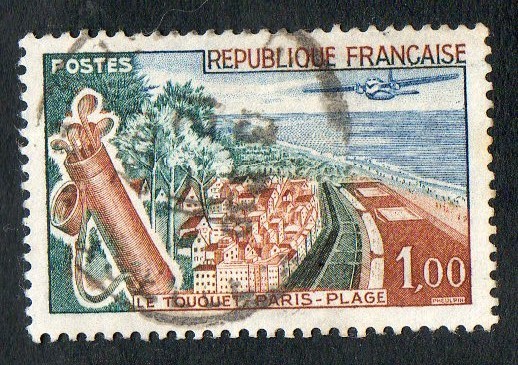 Republique Francaise . Postes. Le Touquet - Paris-Plage.