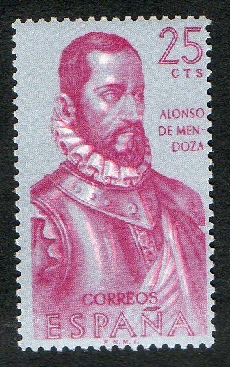 1454- Forjadores de América. Alonso de Mendoza.