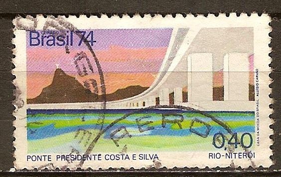 Inaug puente, del Pdte. Costa e Silva (Río de Janeiro, Niteroi) 