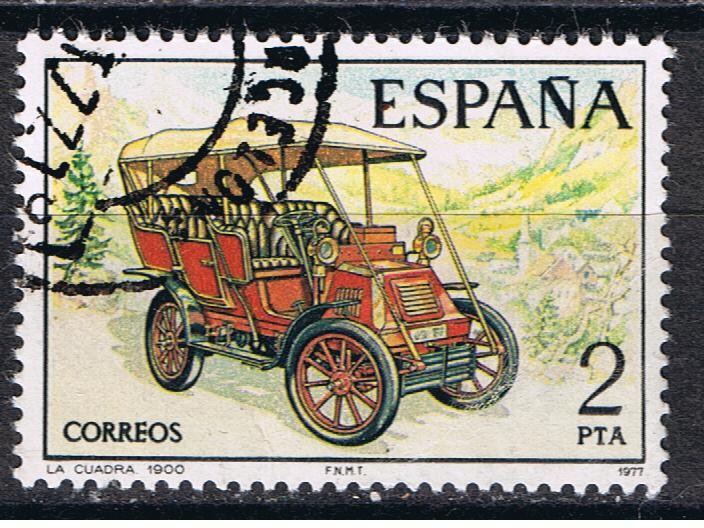 Edifil  2409  Automóviles antiguos españoles.  