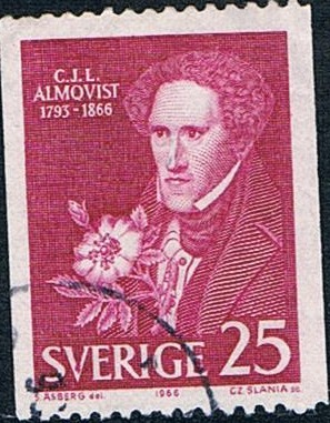 CENT. DE LA MUERTE DEL ESCRITOR CARL JONAS LOVE ALMQVIST. Y&T Nº 544