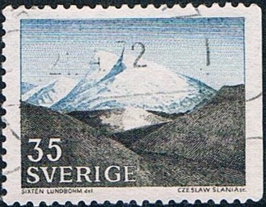 FJALLS , ALTAS MONTAÑAS. DENT. A 3 LADOS Y&T Nº 558a