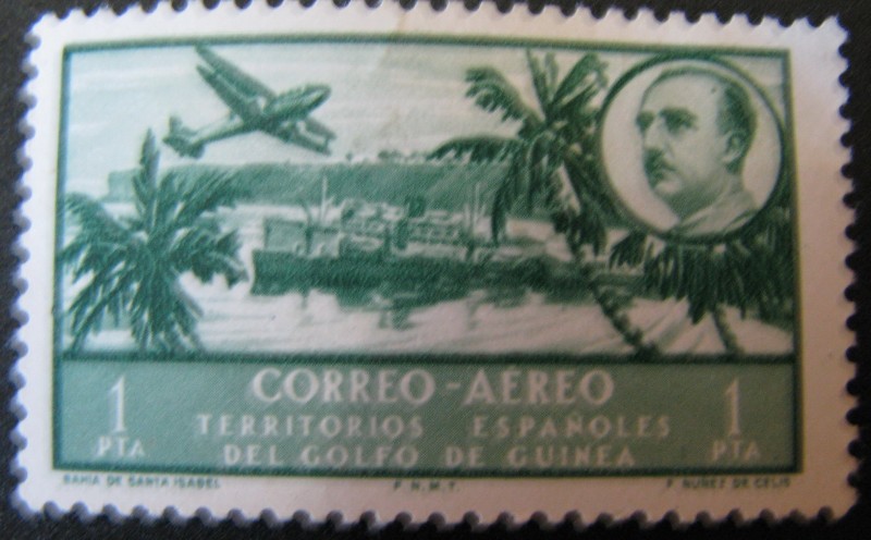 correo aereo golfo ginea franco