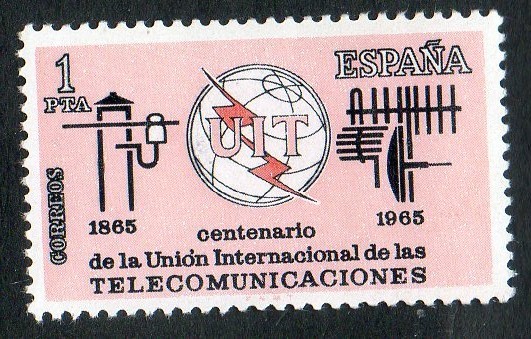 1670- Centenario de la Unión Internacional de las Telecomunicaciones.