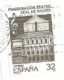 Inaguración Teatro Real de Madrid