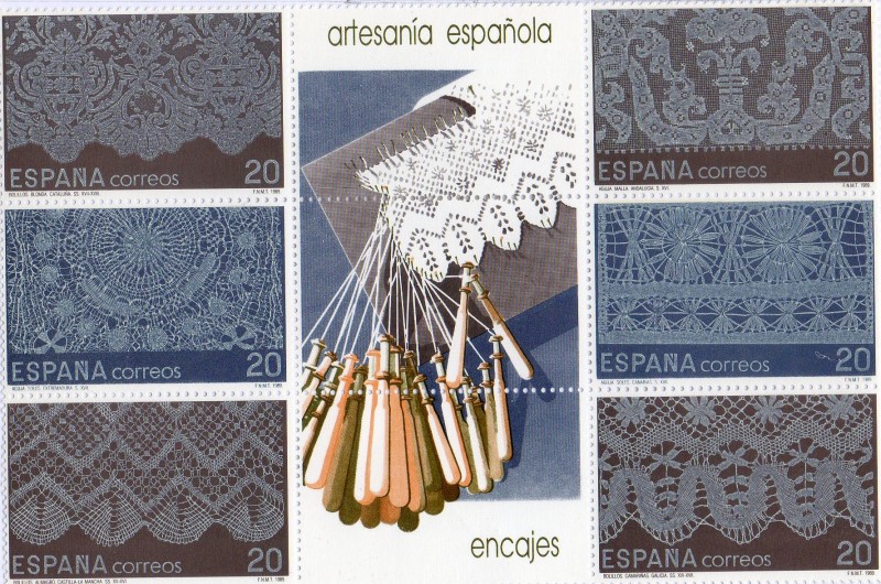 3016-3021- Artesania Española Encajes.