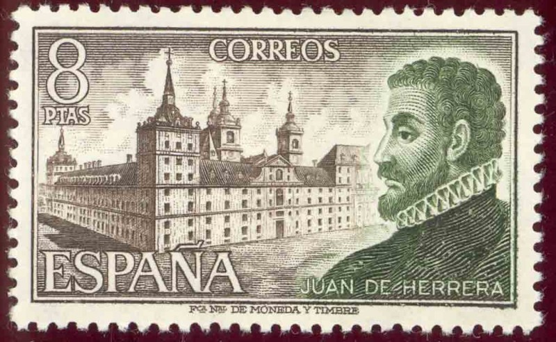 1973 Personajes españoles. Juan de Herrera. - Edifil:2117