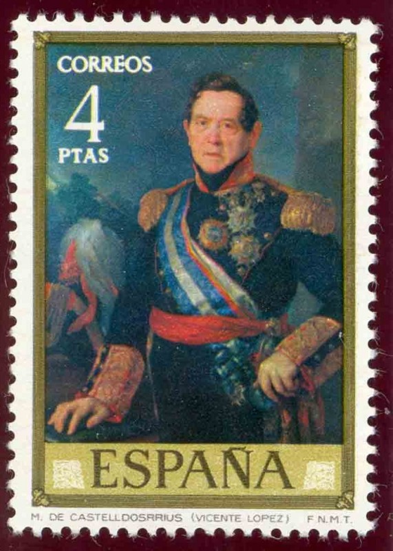 1973 Vicente Lopez Portaña. Marques de Castelldosrrius - Edifil:2149