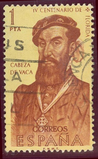 1960 Forjadores de America. Cabeza de Vaca - Edifil:1301