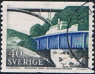 CANAL DE DALSLAND Y ACUEDUCTO DE HAVERLUD. Y&T Nº 582