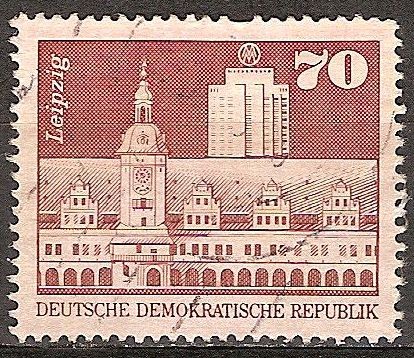 Antiguo Ayuntamiento de Leipzig. DDR.