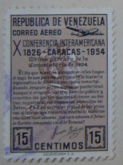 X CONFERENCIA INTERAMERICANA 1826-CARACAS-1954