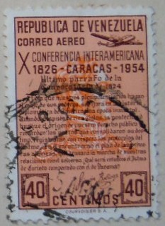 X CONFERENCIA INTERAMERICANA 1826-CARACAS-1954