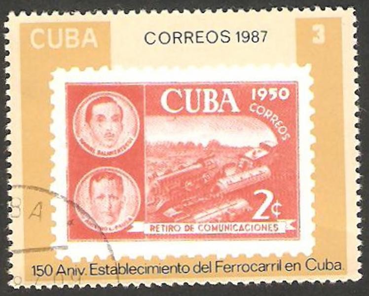 150 anivº del establecimiento del Ferrocarril en Cuba