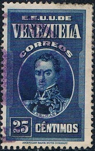 BOLIVAR 1938. Y&T Nº 203