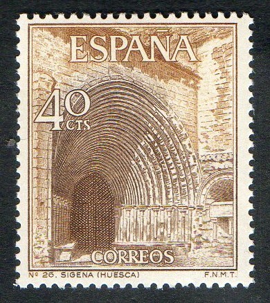 1728- Serie turística. Iglesia de Sigena ( Huesca ).