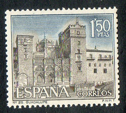 1732- Serie turística. Monasterio de Guadalupe ( Cáceres ).