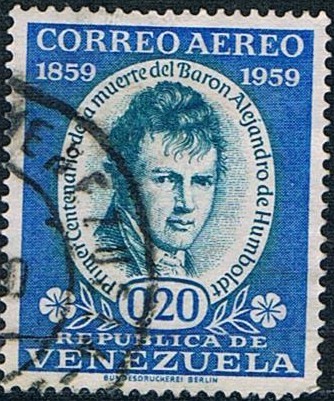 CENT. DE LA MUERTE DEL NATURALISTA Y EXPLORADOR ALEXANDER VON HUMBOLDT.  Y&T Nº A-684