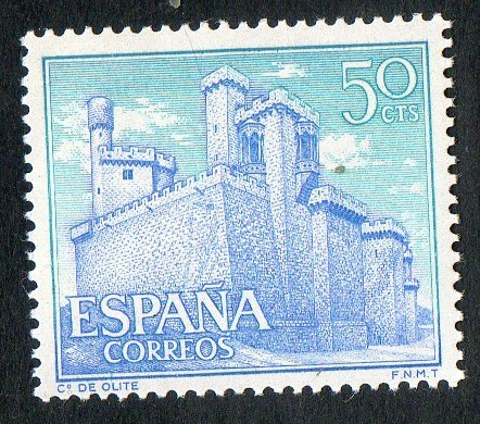 1741-  Castillos de España. Olite ( Navarra ).