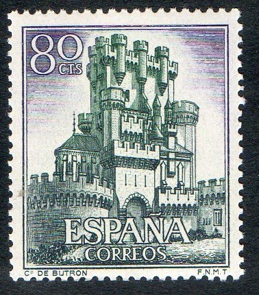 1743-  Castillos de España. Butrón ( Vizcaya ).