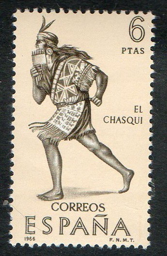 1757-  Forjadores de América. Correo Inca.