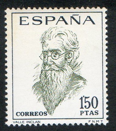 1758- Literatos españoles. Centenario de su nacimiento. Ramón María del Valle Inclán ( 1866- 1935 ).