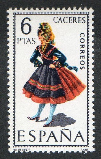 1776- Trajes típicos españoles. Cáceres.