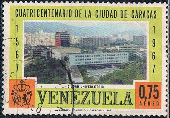 4º CENT. DE LA CIUDAD DE CARACAS. CIUDAD UNIVERSITARIA. Y&T Nº A-918