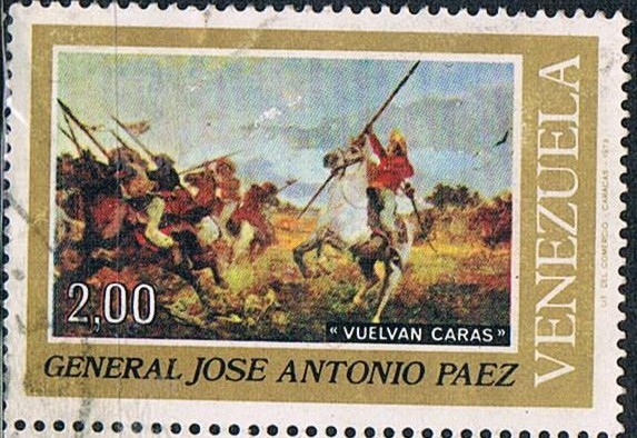 GENERAL JOSE ANTONIO PAEZ. Y&T Nº 880