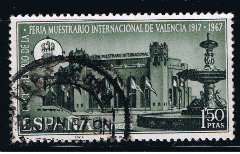 Edifil  1799  L Aniver. de la Feria Muestrario Internacional de Valencia.  