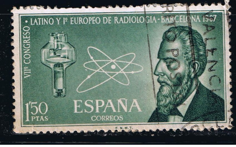 Edifil  1790  VIII Congreso Latino y I Euro-pero de Radiología en Barcelona.  