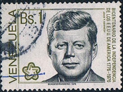 BICENT. DE LA INDEPENDENCIA DE LOS ESTADOS UNIDOS. J. F. KENNEDY. Y&T Nº 996