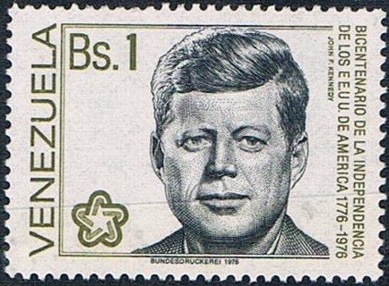 BICENT. DE LA INDEPENDENCIA DE LOS ESTADOS UNIDOS. J. F. KENNEDY. Y&T Nº 996