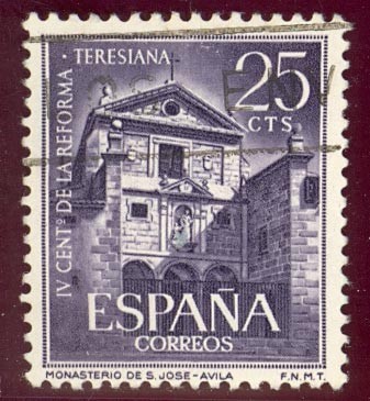 1962 IV Centenario de la Reforma Teresiana - Edifil: 1428